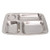 Divided Plates-MOMU-Stainless Steel Divided Dinner Tray Lunch Container Food Plate 4-5-6 Section