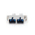 uxcell MM-SM FC-SC for Duplex Fibre Coupler Flange Adapter Fiber Optic Connector for Server Rack Patch Panel
