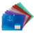 Plastic Envelopes Poly Envelopes?10 Pack Clear Document Folders US Letter A4 Size File Envelopes for School Home Work Office Organization Assorted Color