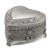 AVESON Classic Vintage Heart Shape Metal Jewelry Box Ring Trinket Storage Organizer Chest Christmas Gift