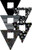 Creative Teaching Press 10-Inch Jumbo Designer Cut-Outs BW Pennants -5979-
