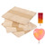 200 Pcs Craft Sticks Popsicle Sticks Ice Cream Sticks Natural Wood Popsicle 3.54 inch Length Treat Sticks Ice Pop Sticks for DIY Crafts Home Decoration