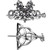 2 Pieces Retro Silver Viking Celtic Hair Clips Hairpins Hair Sticks Celtic Hair Slide Pin Viking Knot Hair Accessories Celtic Knot Viking Jewelry for Women and Ladies