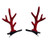 Girls Hairpins Christmas Antler Deer Horn Hair Clip Barrettes Christmas Gift JHC11 -Red Antler-