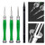 Kaisi P2 P5 P6 Pentalobe Screwdriver Set 5 Point Star 0.8mm 1.2mm 1.5mm Screwdrivers -TS1 TS4 TS5- -PL1 PL4 PL5- with Nylon Spudgers for Apple iPhone MacBook Pro  and  MacBook Air and Retina Display