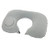 Inflatable Airplane Pillow Neck Travel Pillows Portable Head and Neck Support Pillows in Flight for Flight and Car Travel Pressing Inflation Pump-Gray-