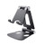 Tablet Stand Phone Stand Fully Foldable Adjustable Desktop Phone Holder Cradle Dock Compatible with Phone 11 Pro Xs Xs Max Xr X 8 iPad Mini Nintendo Switch Tablets -7-10"- All Phones
