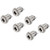 DC -099 5.5 mm x 2.1mm DC Power Jack SocketThreaded Female Panel Mount Connector Adapter - -6 Pcs-