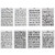 KeDuy Pack of 8 Plastic Alphabet Letter Number Drawing Painting Stencils Scale Template Sets for Bullet Journal Stencil Planner-Scrapbook-DIY Painting Craft Projects