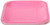 Creative Converting Touch of Color 18 Count Square Paper Lunch Plates Candy Pink