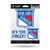NHL New York Rangers Die Cut 3-Piece Triple Spirit Sticker Sheet