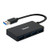 USB Hub Tainston 4-Port USB 3.0 Ultra Slim Data Hub for Mac Windows OS and Linux-Black