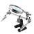 Helping Hands Magnifier Stand with Dual Alligator Clips Adjustable  FEITA 5x Magnifying Glass Perfect for Soldering Crafting Hobby Micro Objects