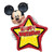 Anagram 30" Mickey Mouse Forever Foil Balloon Multicolor