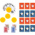 Standard Playing Card Decks with Holders for Poker and Bridge -12 Decks-