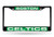 Rico Industries NBA Boston Celtics Laser Cut Inlaid Standard Chrome License Plate Frame, 6" x 12.25", Black