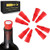Wine Bottle Stoppers Silicone for Wine Beverage Soda Beer Perserver Keep Freshness Reusable Wine Corks with Wine Gift Box-RED-8PK-