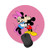 Personalized Round Non-Slip Rubber Mouse Pad Gaming Mouse Pad Cartoon Mickey and Minnie Mouse Pad