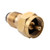 BEATURE Universal Propane Tank Adapters 1LB Propane Tank Refill Adapter for Disposable Propane Cylinder LP Gas 1 LB Cylinder Tank Coupler 100 percent Solid Brass Regulator Valve Accessory