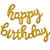 16 Inch Happy Birthday Balloons Banner Cursive Letter Foil Mylar Balloon Kids And Adults Birthday Party Decor Gold 16 Inch Happy Birthday Balloons Banner Cursive Letter Foil Mylar Balloon Kids And Adults Birthday Party Decor Gold