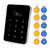 YAVIS 125HZ Standalone RFID Access Control Keypad Reader Single Door Entry Touch Panel Outdoor and Indoor Access Control System Support 1000 Users+10 Key fobs