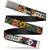 Buckle-Down Web Belt Death or Glory Tattoo 1.5"