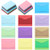 100 Pack Mini Envelopes Single Panel Blank Note Cards 4" x 2.7" Small Rainbow Colors for All Occasions of Plain Color Cardstock Ideal Wish Cards Making Kids Stationary Set By QWDLID