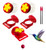 Naomo Handheld Hummingbird Feeders Hand Feeders Suction Cup Mini Hummingbird Feeders with Perches for Outdoors Multifunctional Hummingbird Feeder Kit Includes Cleaning Brush -2 Pack-