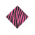 Fun Express - Hot Pink Zebra Beverage Napkins for Birthday - Party Supplies - Print Tableware - Print Napkins - Birthday - 16 Pieces