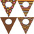 Creative Teaching Press 10-Inch Jumbo Designer Cut-Outs Dots on Chocolate Pennants -5977-