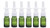 6PCS 10ml-0.34oz Empty Glass Refillable Nasal Spray Bottles Fine Mist Sprayers Atomizers Makeup Water Travel Containers Jars For Perfumes Essential Oils Medical Saline Water Applications -Green-
