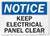 SmartSign Notice - Keep Electrical Panel Clear Label - 10" x 14" Laminated Vinyl