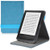 kwmobile Cover for Pocketbook Touch Lux 3/Basic Lux/Basic Touch 2 - PU Leather e-Reader Case with Built-in Hand Strap and Stand - Petrol