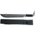Jungle Master JM-021 Full Tang Machete, Black Blade, Black Cord-Wrapped Handle, 21-Inch Overall