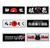 6Pcs Funny JDM Decals Japanese Vinyl Drift Slap JDM Car Stickers Window Banners Drag Racing Samurai Sticker 7.1"x2.6"