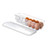 Stackable Refrigerator Egg Storage Bin With Lid Stores 12 Eggs BPA Free Plastic Clear