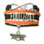 Football Mom Jewelry-Football Mom Bracelet- Womens Football Charm Bracelet for Football Moms -Orange-Black- Football Mom Jewelry-Football Mom Bracelet- Womens Football Charm Bracelet for Football Moms -Orange-Black-