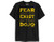 Ripple Junction Karate Kid Youth Fear Does Not Exist in This Dojo Heavy Weight 100 percent Cotton Crew T-Shirt YS Black