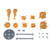 Bandai 30MM Customize Effect Burst Scene Ver. -Orange-