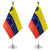 ZXvZYT 2 Pack Venezuela flag Venezuelans Table Flag Small Mini Venezuelans Desk Flags With Stand BaseInternational Festival Events Celebration DecorateHome office Decorations