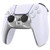 Decorative Shell for PS5 DualSense Wireless Controller Yicege Customized Replacement Faceplates for Playstation 5 Controller DIY Decoration Shell Clip Cover-Silver-