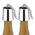 Wine Bottle Stopper Stainless Steel Wine Bottle Plug Silicone Expanding Beverage Bottle Stopper Reusable Wine Saver Bottle Sealer Keeps Wine Fresh Best Gift Accessories 2 PACK