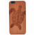 iPhone 6 Plus Case Sea Turtle Pattern Handmade Carving Real Wooden Wood Case Cover with TPU Case for Apple iPhone 6S Plus -Only 5.5''-