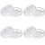 Carpet Protectors Spiked Caster Cups Clear Transparent Plastic Caster Cups Comfortable Touch Caster Cup Spiked Furniture Cup for Sofas Tables Chairs Other Furniture -8-