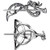 2 Pieces Viking Celtic Hair Clips Hairpin Dragon Hair Sticks Hairpin Triangle Clips Slide Pin Hair Stick Celtic Knot Viking Jewelry Hair Accessories for Women and Ladies