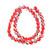 45pcs Evil Eye Beads Red Glass Turkish Evil Eye Spacer Beads Handmade Round Lampwork Beads for Jewelry Making Business