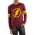 Flash Sweater DC Comics Apparel Flash Shirt DC Comics Sweater Flash Apparel-X-Large Red