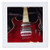 3dRose Upclose Red Guitar - Quilt Square, 8 by 8-Inch (qs_35380_3)
