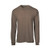 Soffe Men's Midweight Cotton Long Sleeve Tee Coyote Brown Small