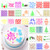 PROLOSO 30 Pcs Cake Stencil Baking Templates Set Bread Stencils for Cookies Decorating for DIY Craft Wedding Scrapbooking Molds
